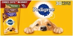 PEDIGREE CHOICE CUTS In Gravy Adult Soft Wet Meaty Dog Food Variety Pack, (18) 3.5 Oz. Pouches -Zoomie Shop 41JuMAv2xfL. AC