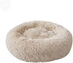 YangYan 40-100cm Soft Dog Bed Washable Long Plush Dog Kennel Dog House Velvet Mats Sofa For Dog Chihuahua Dog Basket Pet Bed (Color : E, Size : Diameter 60cm) -Zoomie Shop 41KILUpqfhL. AC