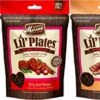 Aurora Pet Variety Pack (3) Merrick Lil' Plates Grain Free Small Breed Dog Treats (1) Salmon (1) Beef (1) Chicken (5-oz Each) With AuroraPet Wipes