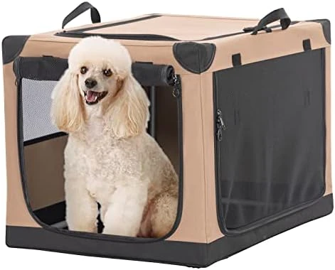 Petsfit Soft Dog Crate With Tilt Angle, 36" L X 24" W X 23" H Fit For Car Seats And Trunks, Multiple Carrying Options, Ideal For Dog Travel 6 Petsfit Soft Dog Crate With Tilt Angle, 36" L X 24" W X 23" H Fit For Car Seats And Trunks, Multiple Carrying Options, Ideal For Dog Travel - Image 6