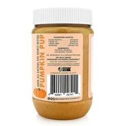 Buddy BUDDER, Pumpkin Pup Buddy Budder, 100% Natural Dog Peanut Butter, Healthy Peanut Butter Dog Treats, Stuff In Toy, Dog Enrichment, Pill Pocket For Dogs, Made In USA, (17oz Jars) -Zoomie Shop 41MPPK0tl9L