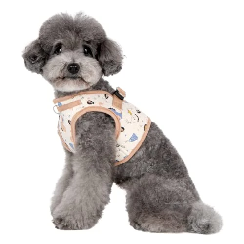 Puppia Spring And Summer Fashion Step-in Vest Dog Harness, Beige_Minmi, Extra Large 3 Puppia Spring And Summer Fashion Step-in Vest Dog Harness, Beige_Minmi, Extra Large - Image 3