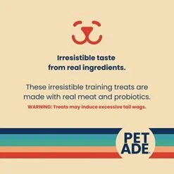 PetAde Training Treats For Dogs, Chicken Recipe With Active Probiotics, 12oz -Zoomie Shop 41NC5tlwLpL