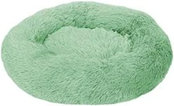UNOVAP Pet Mat Donut Furry Pet Bed Round Mat Small Medium-Sized Animals Sleep With The Mat (Color : Apricot, Size : S 40CM) -Zoomie Shop 41Nc7aDxE L. AC