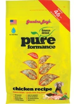 GRANDMA LUCY'S 844212 Pureformance Grain Free Chicken Food For Dogs, 10-Pound
