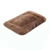 Muangan Ultra Soft Pet Bed Winter Warm Dog Bed Fluffy Plush Dog Cat Crate Beds Washable Kennel Cushions For Small Medium Large Dogs Cats Non Slip Pet Supplies Dog Harness (Brown, One Size)