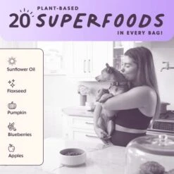 Bundle X Joy Vibrant Salmon Superfood Dog Food - 4lb Bag - Probiotics - Poultry Free 13 Bundle X Joy Vibrant Salmon Superfood Dog Food - 4lb Bag - Probiotics - Poultry Free -Zoomie Shop 41O8gQYF3NL