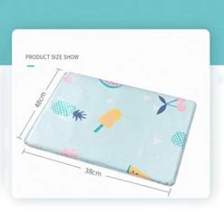 Pet Dog Mat Summer Cat Dog Ice Silk Mat Sleeping Pad Ice Pad Cooling Resistant Bite Nest Cat With Pad Cool Pad (Color : Green, Size : XL) -Zoomie Shop 41OrcpB9AtL