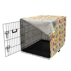 Lunarable Watermelon Dog Crate Cover, Hawaiian Food Pattern With Pineapple Strawberry Lemons And Bananas Grunge Effect, Easy To Use Pet Kennel Cover For Small Dogs Puppies Kittens, 18 Inch, Multicolor 14 Lunarable Watermelon Dog Crate Cover, Hawaiian Food Pattern With Pineapple Strawberry Lemons And Bananas Grunge Effect, Easy To Use Pet Kennel Cover For Small Dogs Puppies Kittens, 18 Inch, Multicolor -Zoomie Shop 41OrjMjAFZL