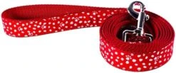 Steel Mill & Co Cute 6ft Long Dog Leash, Heavy Duty Canvas, 6 Foot Lead For Small And Medium Dogs, Paws And Dots (Red) 11 Steel Mill & Co Cute 6ft Long Dog Leash, Heavy Duty Canvas, 6 Foot Lead For Small And Medium Dogs, Paws And Dots (Red) -Zoomie Shop 41QP0jjIohL. AC