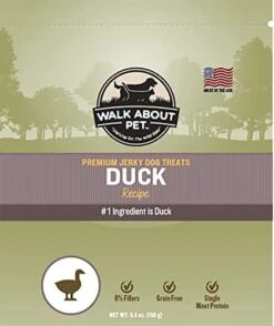 Walk About Pet, WA10016, Dog Jerky Treats, Grain-Free, Gluten-Free, Single Source Protein, Alligator Recipe, Resealable Pouch, 5.5 Ounces -Zoomie Shop 41R8FXrhX3L. AC