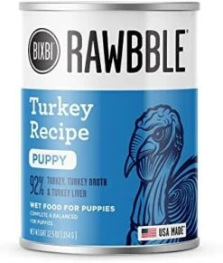 BIXBI Rawbble Grain-Free Canned Wet Dog Food, Duck Recipe, 12.5 Oz. Cans (Pack Of 12) -Zoomie Shop 41RNOFonQOL. AC