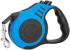 Retractable Dog Leash Automatic 3M/5M Flexible Dog Puppy Traction Rope Belt Extending Dog Lead For Small Large Dogs Pet Product Green 5M -Zoomie Shop 41RSte4OqPL. AC