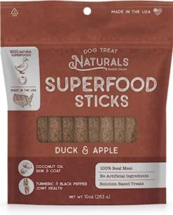 Dog Treat Naturals Sweet Potato & Quinoa Vegan Superfood Sticks For Dogs | All-Natural Premium Training Dog Treats | Contains Turmeric For Joint Health | Made In USA | 10 Ounces -Zoomie Shop 41RuNBlYFmL. AC