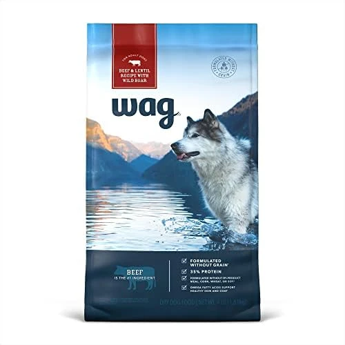 Amazon Brand - Wag Dry Dog Food Chicken & Lentil Recipe (24 Lb. Bag) 6 Amazon Brand - Wag Dry Dog Food Chicken & Lentil Recipe (24 Lb. Bag) - Image 6