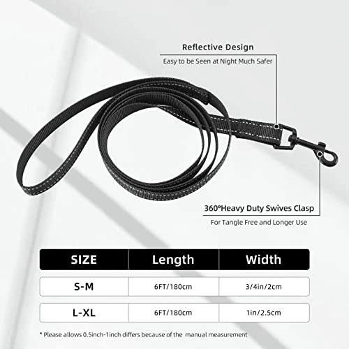 Dog Harness Leash Set Durable Oxford Breathable Reflective Puppy Harness Vest Spaghetti Italian Food For Walking Training Running, No Pull No Choke Pet Dog Harness 3 Dog Harness Leash Set Durable Oxford Breathable Reflective Puppy Harness Vest Spaghetti Italian Food For Walking Training Running, No Pull No Choke Pet Dog Harness - Image 3