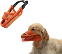 CILKUS Nylon Dog Muzzle Air Mesh Breathable For Small Medium Large Dogs, And Stick Out Tongue Drinkable Pet Muzzle For Anti-Biting Anti-Licking (Large, Black) 23 CILKUS Nylon Dog Muzzle Air Mesh Breathable For Small Medium Large Dogs, And Stick Out Tongue Drinkable Pet Muzzle For Anti-Biting Anti-Licking (Large, Black) -Zoomie Shop 41TPkLvRnhL. AC 1