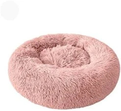 YangYan Super Soft Dog Bed Round Washable Long Plush Dog Kennel Cat House Velvet Mats Sofa For Dog Chihuahua Dog Basket Pet Bed (Color : Silver, Size : 40cm) -Zoomie Shop 41U1OyBxBCL. AC