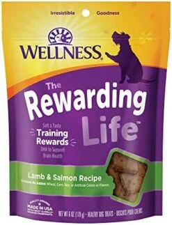 Wellness Dog Food And Treats Trial Bundle: Complete Health Dry Food, Whitefish 5lb & Rewarding Life Soft Treats, Lamb And Salmon -Zoomie Shop 41UAsk0ndnL. AC