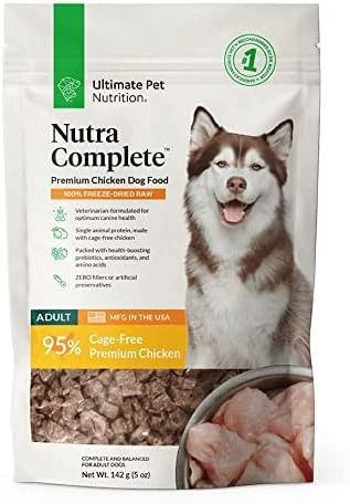 ULTIMATE PET NUTRITION Nutra Complete, 100% Freeze Dried Veterinarian Formulated Raw Dog Food With Antioxidants Prebiotics And Amino Acids, (Beef, 5 OZ) 10 ULTIMATE PET NUTRITION Nutra Complete, 100% Freeze Dried Veterinarian Formulated Raw Dog Food With Antioxidants Prebiotics And Amino Acids, (Beef, 5 OZ) - Image 10