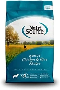 Nutrisource Adult Chicken & Rice Dog Food 5Lb 8 Nutrisource Adult Chicken & Rice Dog Food 5Lb -Zoomie Shop 41Uxn aM5eL. AC