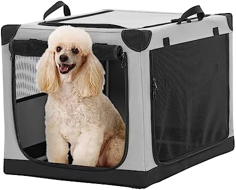Petsfit Soft Dog Crate With Tilt Angle, 36" L X 24" W X 23" H Fit For Car Seats And Trunks, Multiple Carrying Options, Ideal For Dog Travel 7 Petsfit Soft Dog Crate With Tilt Angle, 36" L X 24" W X 23" H Fit For Car Seats And Trunks, Multiple Carrying Options, Ideal For Dog Travel - Image 7