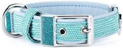 MyFamily Adjustable Dog Collar Made In Italy Italian Leatherette, White Bronze Metallic Finishes, Comfortable And Durable, Handmade, Saint Tropez Collection -Zoomie Shop 41Vo OJuIyL. AC 1