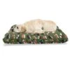 Ambesonne Sushi Pet Bed, Seafood Themed Traditional Sushi Rolls Consisting Of Rice Raw Fish Veggies In Seaweed, Chew Resistant Pad For Dogs And Cats Cushion With Removable Cover, 24" X 39", Multicolor