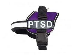 Doggie Stylz Service Dog Harness Vest Comes With 2 Reflective PTSD Removable Patches. Please Measure Dog Before Ordering…