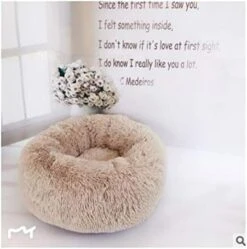 YangYan Dropship Faux Fur Dog Beds Orthopedic Donut Cat Pet Bed For Dropship Cama Perro Dogs - Self Warming Indoor Round Pillow Cuddler (Color : Gloves, Size : 40cm) -Zoomie Shop 41Wci0qJtCL. AC 1
