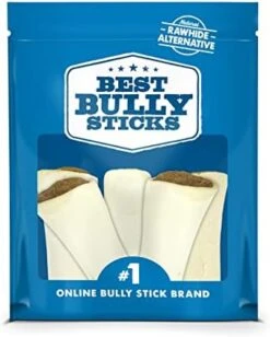 Best Bully Sticks 5 To 6 Inch Variety Pack Stuffed Shin Bones - USA Baked & Packed Shin Bones For Dogs - Highly Digestible Fillings, Long Lasting And Refillable - 3 Pack -Zoomie Shop 41WmRFd T8L. AC