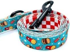Luna Paws Dual Sided Leash (Fast Food Fun) -Zoomie Shop 41X2YCttrXL. AC