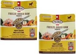 Primal Puppy Dog Food Pronto Freeze Dried Dog Food, Complete & Balanced Ready To Serve Healthy Grain Free Raw Dog Food (25 Oz) -Zoomie Shop 41XNImkMFhL. AC