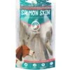 TickledPet Salmon Skin Treats For Dogs - Healthy & Natural, Packed With Omega-3s - Dental Chew For Clean Teeth & Happy Gums - Human Grade Quality Dog Food - 6oz