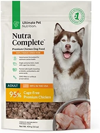 ULTIMATE PET NUTRITION Nutra Complete, 100% Freeze Dried Veterinarian Formulated Raw Dog Food With Antioxidants Prebiotics And Amino Acids, (Beef, 5 OZ) 6 ULTIMATE PET NUTRITION Nutra Complete, 100% Freeze Dried Veterinarian Formulated Raw Dog Food With Antioxidants Prebiotics And Amino Acids, (Beef, 5 OZ) - Image 6