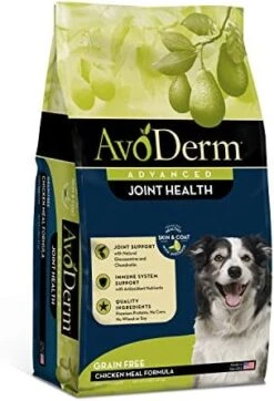 AvoDerm Natural Advanced Joint Health Dry Dog Food, Grain Free, Chicken Recipe, 4 Lb -Zoomie Shop 41YeRDTv9YL. AC
