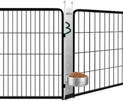 FXW Anti-tip Feeding Station With 32oz Dog Bowl, Use With Dog Playpen, Fits 24'' Height Of Fence│Patent Pending 15 FXW Anti-tip Feeding Station With 32oz Dog Bowl, Use With Dog Playpen, Fits 24'' Height Of Fence│Patent Pending -Zoomie Shop 41YfyoQ90QL. AC