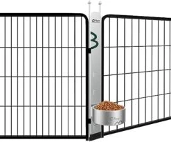 FXW Anti-tip Feeding Station With 32oz Dog Bowl, Use With Dog Playpen, Fits 24'' Height Of Fence│Patent Pending 16 FXW Anti-tip Feeding Station With 32oz Dog Bowl, Use With Dog Playpen, Fits 24'' Height Of Fence│Patent Pending -Zoomie Shop 41YmUgJVJjL. AC