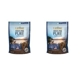 CANIDAE Pure Dog Treat Biscuits With Duck & Chickpeas, 11 Oz, Grain Free (Pack Of 2)