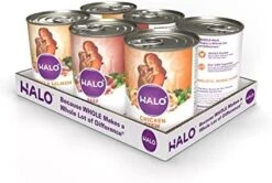 Halo Adult Wet Dog Food, Variety Pack, 13.2oz Can (Pack Of 6) -Zoomie Shop 41ZH22qbK L. AC