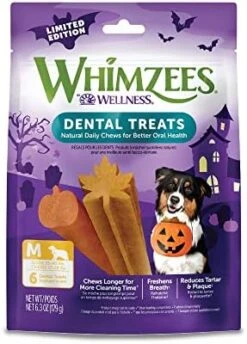 WHIMZEES By Wellness Stix Natural Dental Chews For Dogs, 3X Longer Lasting & Grain-Free, Freshen Breath & Fight Plaque & Tartar, Medium Breed, 14 Count 22 WHIMZEES By Wellness Stix Natural Dental Chews For Dogs, 3X Longer Lasting & Grain-Free, Freshen Breath & Fight Plaque & Tartar, Medium Breed, 14 Count -Zoomie Shop 41ZQVv5mj9L. AC