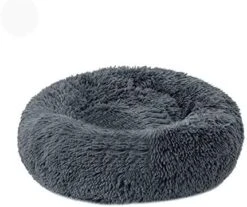 YangYan 40-100cm Soft Dog Bed Washable Long Plush Dog Kennel Dog House Velvet Mats Sofa For Dog Chihuahua Dog Basket Pet Bed (Color : E, Size : Diameter 60cm) -Zoomie Shop 41ZrgXG1zL. AC