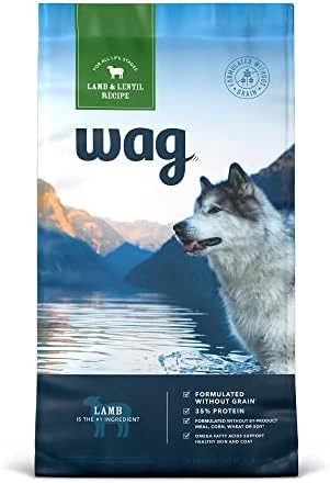 Amazon Brand - Wag Dry Dog Food Chicken & Lentil Recipe (24 Lb. Bag) 7 Amazon Brand - Wag Dry Dog Food Chicken & Lentil Recipe (24 Lb. Bag) - Image 7