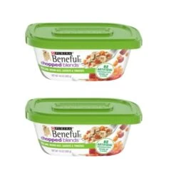 Beneful Chopped Blends Wet Dog Food 10 Oz. Tub Combo Variety Bundle 4 Flavors 2 Of Each Flavors, Total Of 8 Tub With Healthier Paws Sticker!!! 8 Beneful Chopped Blends Wet Dog Food 10 Oz. Tub Combo Variety Bundle 4 Flavors 2 Of Each Flavors, Total Of 8 Tub With Healthier Paws Sticker!!! -Zoomie Shop 41agZuS8XiL