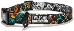 Wolfgang Premium Adjustable Dog Training Collar, Made In USA, Quetzal Print, Large (1 Inch X 18-26 Inch) -Zoomie Shop 41aul60 T3L. AC