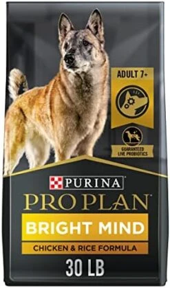 Purina Pro Plan Senior Dog Food With Probiotics For Dogs, Bright Mind 7+ Chicken & Rice Formula - 30 Lb. Bag 21 Purina Pro Plan Senior Dog Food With Probiotics For Dogs, Bright Mind 7+ Chicken & Rice Formula - 30 Lb. Bag -Zoomie Shop 41bF9oeofnL. AC