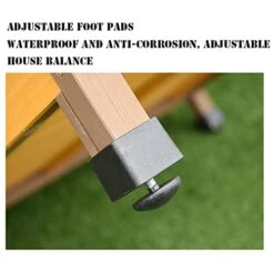 HJDSUDU Wooden Outdoor Dog House, Chinese Fir Indoor Outdoor Pet Kennel With Food Bowl And Water Bowl Easy To Assemble, Large Dog Kennel 12 HJDSUDU Wooden Outdoor Dog House, Chinese Fir Indoor Outdoor Pet Kennel With Food Bowl And Water Bowl Easy To Assemble, Large Dog Kennel -Zoomie Shop 41bKwZEpdOL