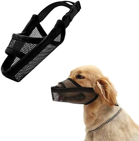 CILKUS Nylon Dog Muzzle Air Mesh Breathable For Small Medium Large Dogs, And Stick Out Tongue Drinkable Pet Muzzle For Anti-Biting Anti-Licking (Large, Black) 12 CILKUS Nylon Dog Muzzle Air Mesh Breathable For Small Medium Large Dogs, And Stick Out Tongue Drinkable Pet Muzzle For Anti-Biting Anti-Licking (Large, Black) - Image 12