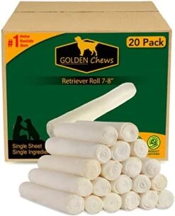 GOLDEN Chews Retriever Roll 7-8 Inches Extra Thick (20 Pack) 13 GOLDEN Chews Retriever Roll 7-8 Inches Extra Thick (20 Pack) -Zoomie Shop 41btqjh0sCL. AC