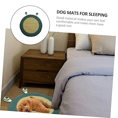 BCOATH Floor Dogs Straw Summer Kitten House Home Animal Area Cushion For Pet Sleeping Cat Cooling Breathable Puppy Pig Rug Indoor Rattan Tear- Pad Grass Tear-Resistant Bed Rest Pet Mat 4 BCOATH Floor Dogs Straw Summer Kitten House Home Animal Area Cushion For Pet Sleeping Cat Cooling Breathable Puppy Pig Rug Indoor Rattan Tear- Pad Grass Tear-Resistant Bed Rest Pet Mat - Image 4